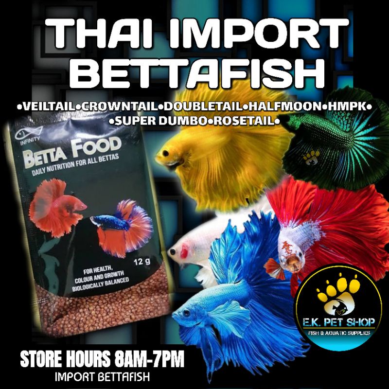 vetapis from thailand / Betta Food (2pcs) daily nutritional food for