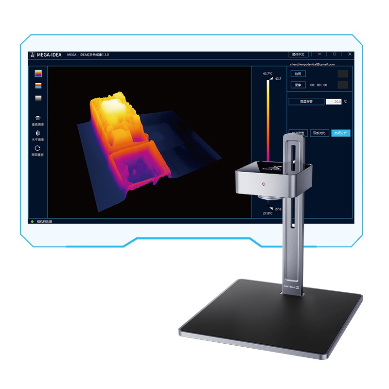 MEGA-IDEA 3D infrared Thermal Imaging Analyzing Camera Super iR Cam 2S ...