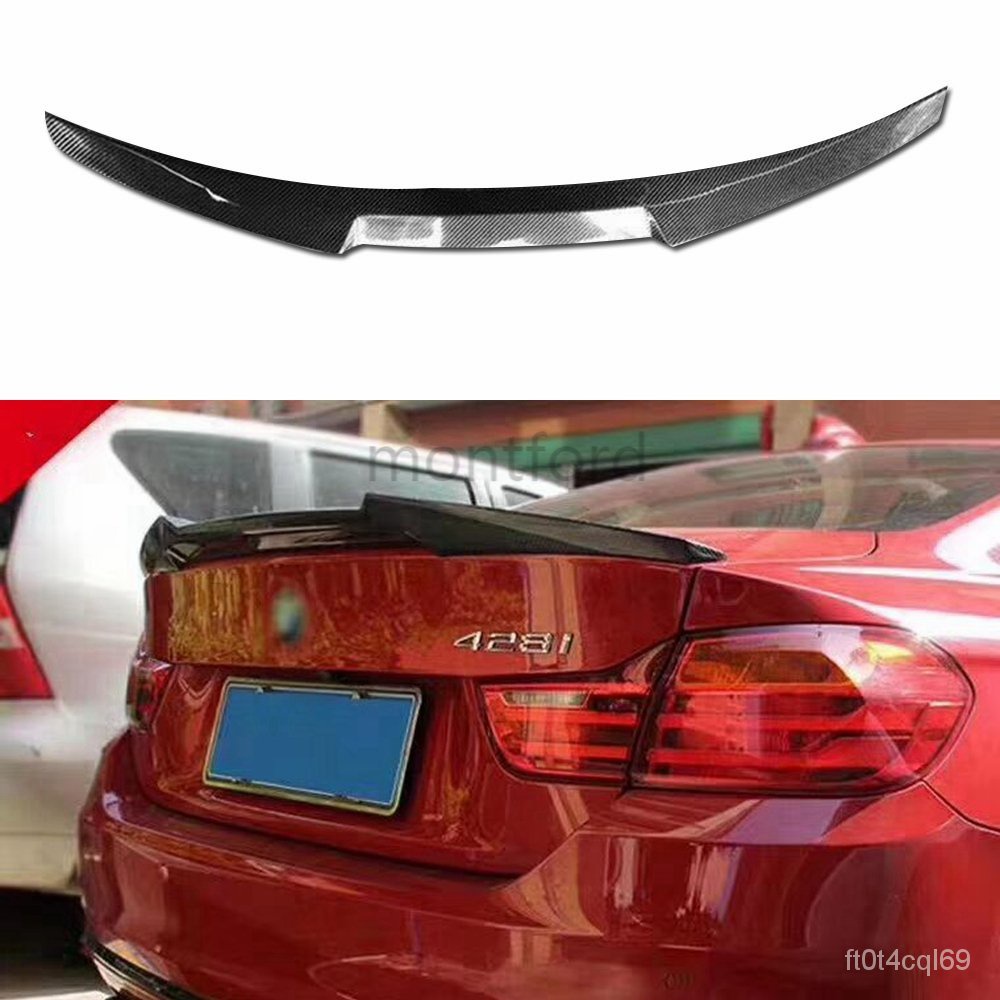 M4 Style Carbon Fiber Rear Roof Spoiler Trunk Lip Wing For BMW F32 4 ...