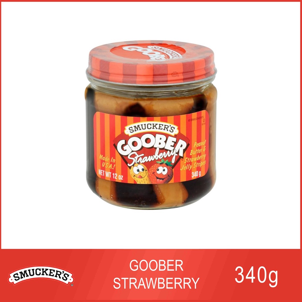 Smucker's Goober Strawberry Stripes 340g (12oz) | Shopee Philippines