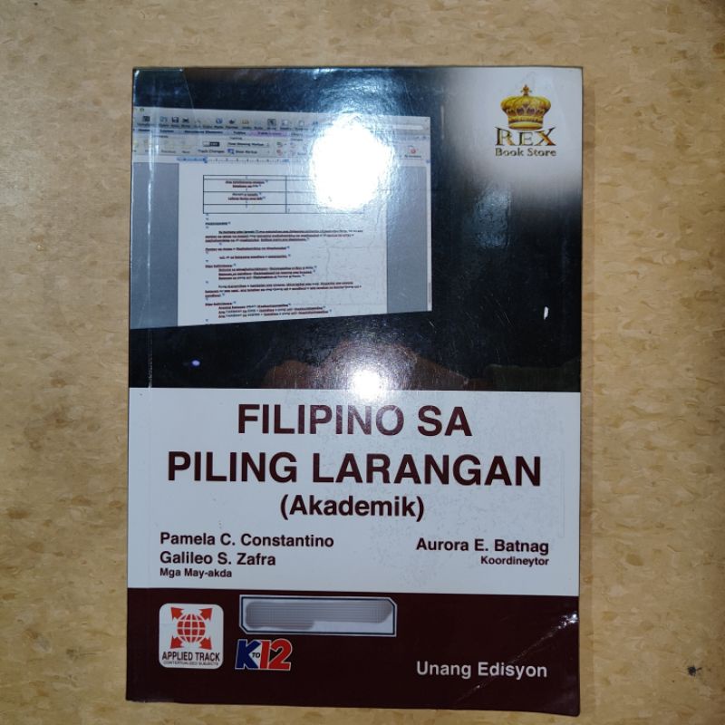 [PRELOVED] Filipino Sa Piling Larangan (Akademik) | Shopee Philippines