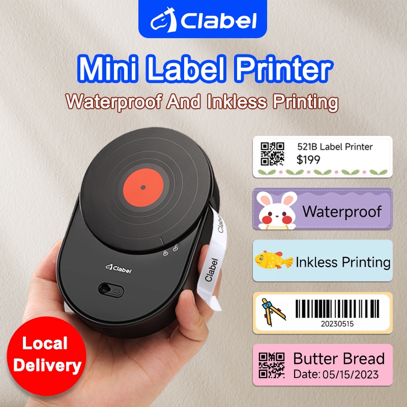 Bt Label Maker Machine With Tape, P15 Mini Thermal Label Maker For