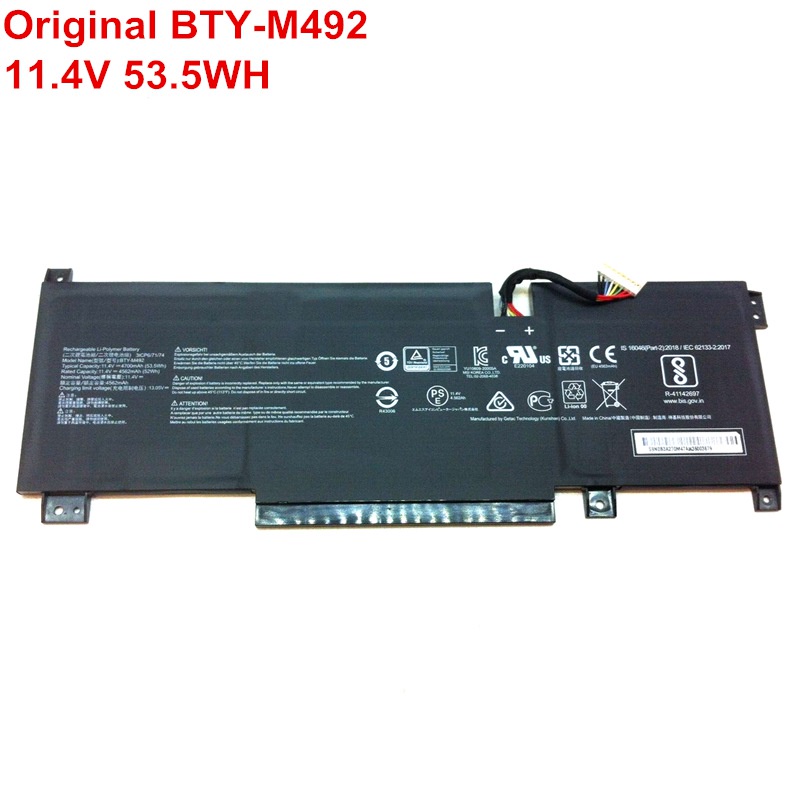 K KYUER BTY-M492 Laptop Batterie Pour MSI Bravo 15 C7U C7UDX C7UDXK C7UCX C7UCXK C7V C7VF C7VFK C7VFKP C7VE C7VEK C7VEKP B7E B7ED B7EDP Katana 15 17 B12V B12VEK B12VFK B12VGK B13V