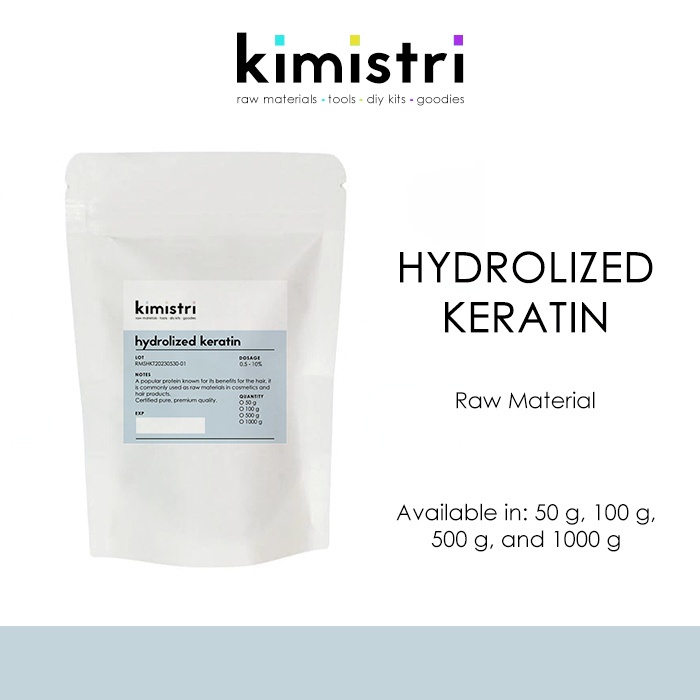 Hydrolyzed Keratin Protein Powder Raw Material for Skin and Hair (Pure