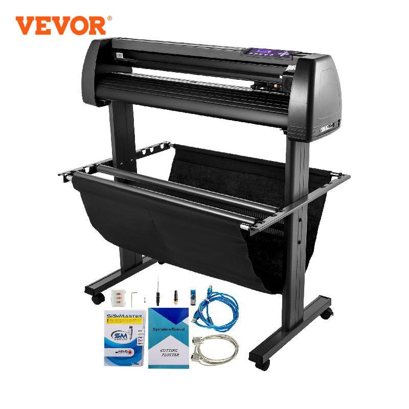 VEVOR 28Inch Vinyl Cutter Plotter Machine Cutting Printer with Pen Holder USB Offline Triple