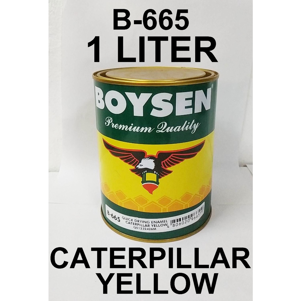 BOYSEN B-665 QDE CATERPILLAR YELLOW ( 1 LITER ...