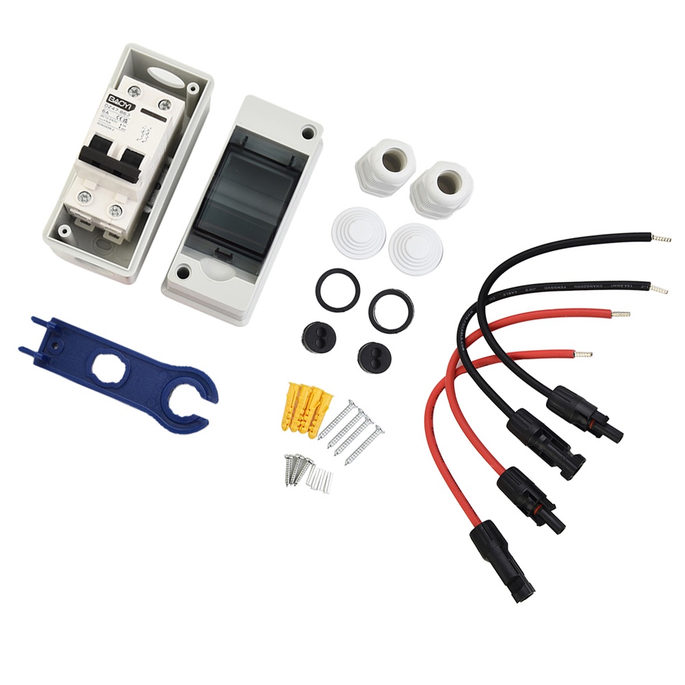 Solar Circuit Breaker For Solar Panels IP65 Waterproof Junction Box