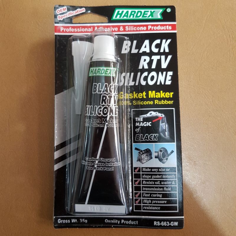 HARDEX Black RTV Silicone (35grams)(original) Shopee Philippines