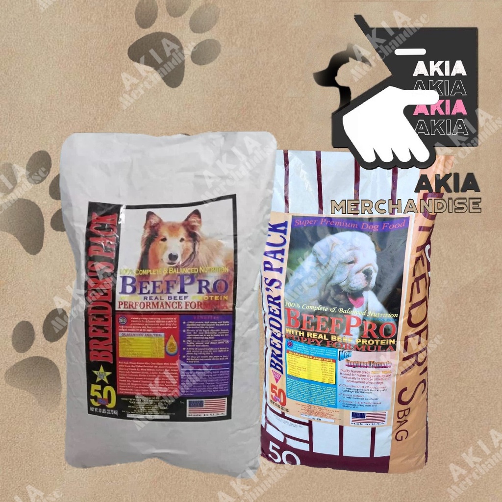 BEEF PRO Puppy or Adult ( 22.7kg OR 10kg ) | Shopee Philippines