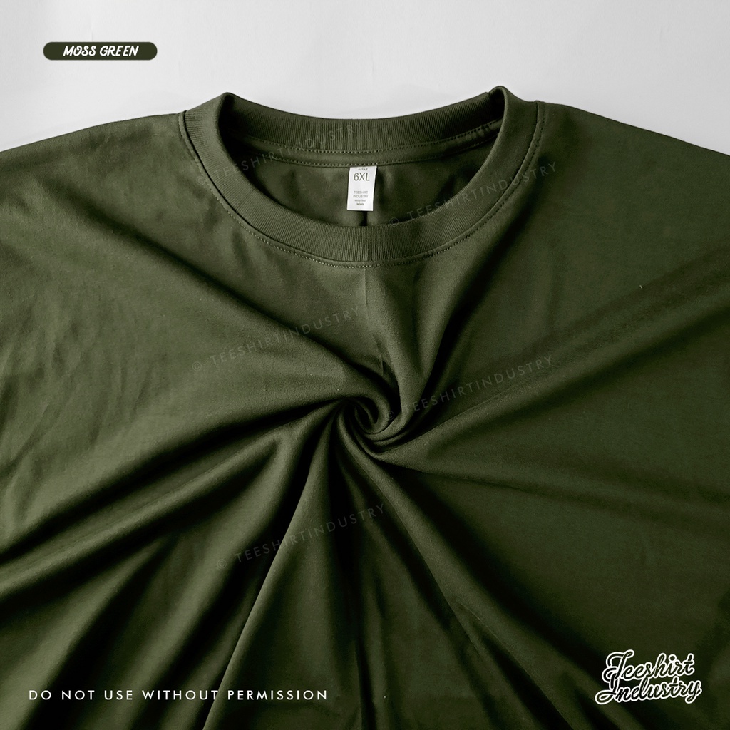 Moss Green - Premium Plain Tee Shirt