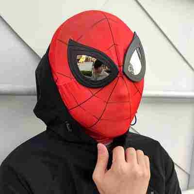 Tik Tok Spider man head mask The Avengers Iron Spiderman No Way Home ...