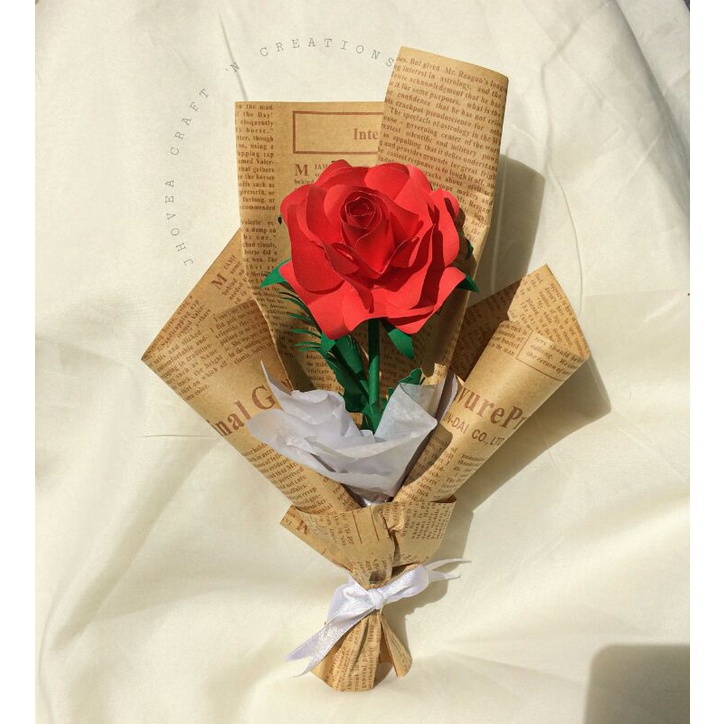 Single Paper Flower Boquet (handmade) | Shopee Philippines