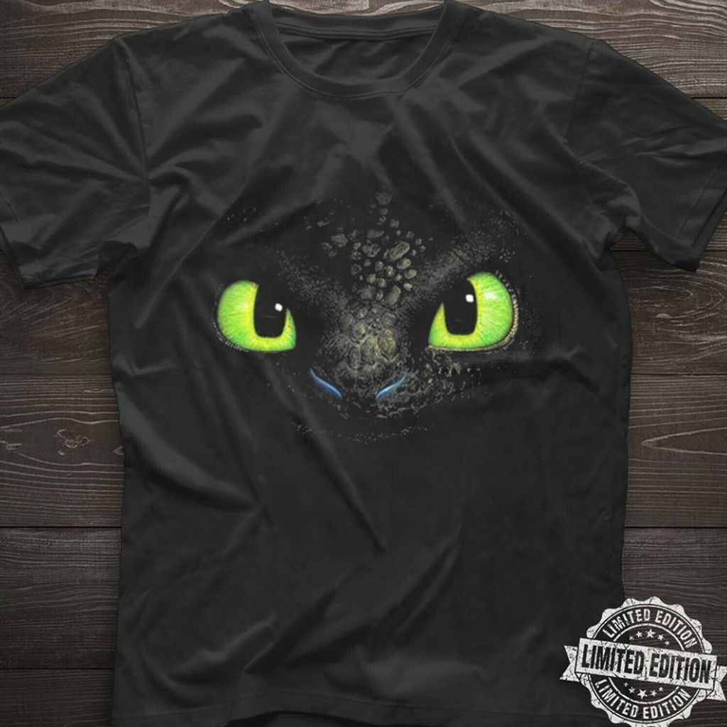 2023 men tshirt how to train your dragon toothless men ' s black cotton ...