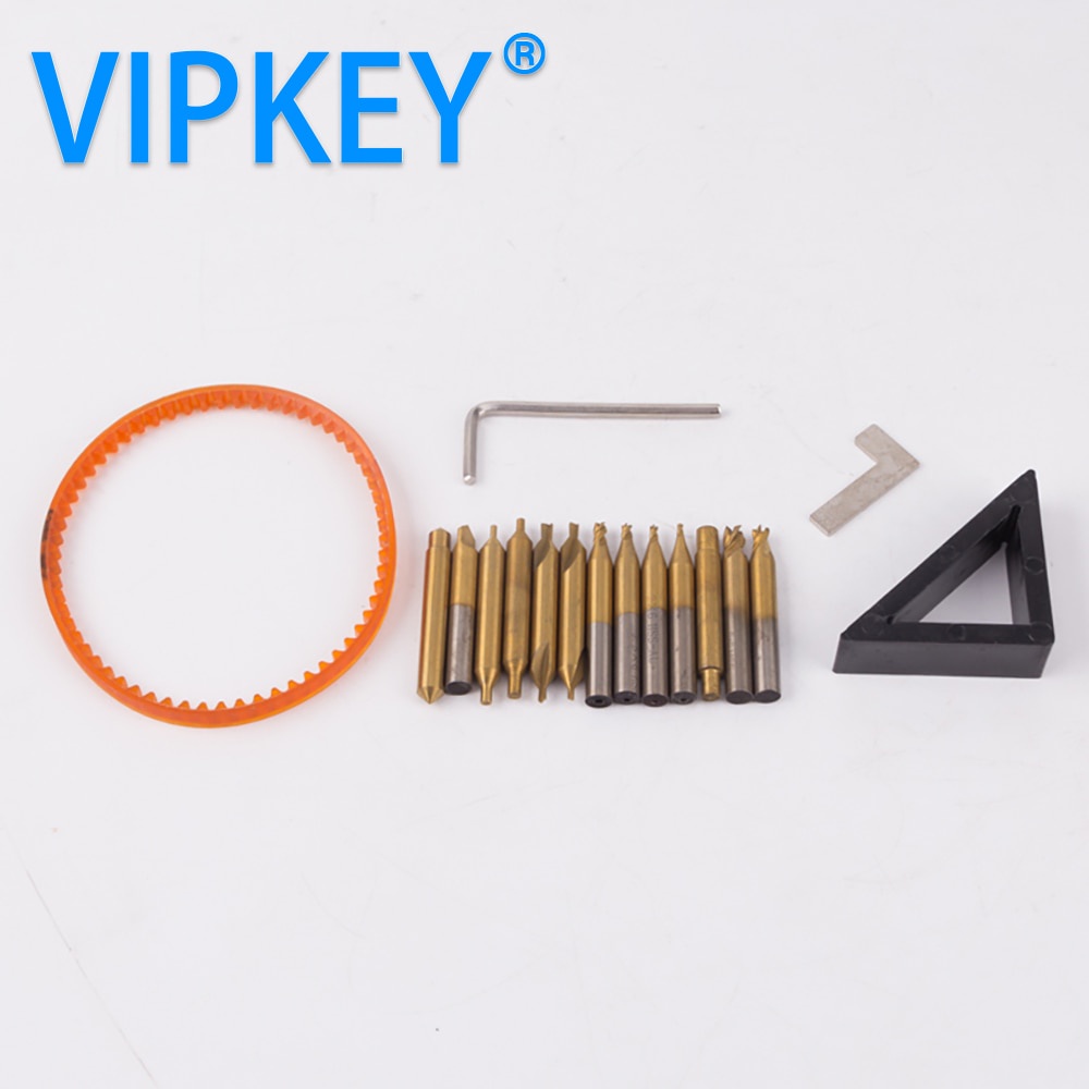 qtEK The titanizing the full set of key cutting machine milling key