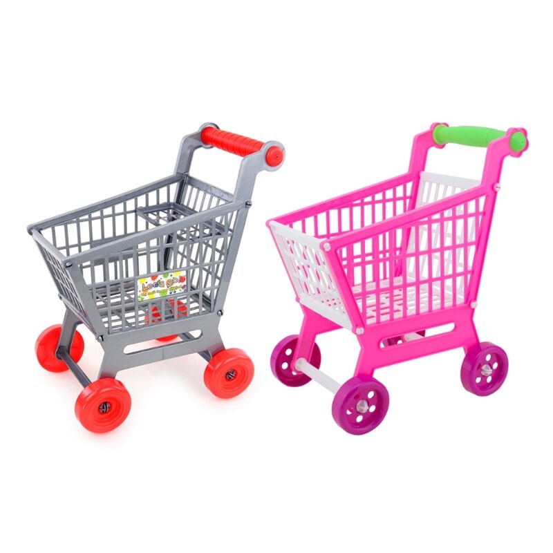 m1gm F1CB Cart Shopping Toy Mini Trolley Grocery Mini Supermarket ...