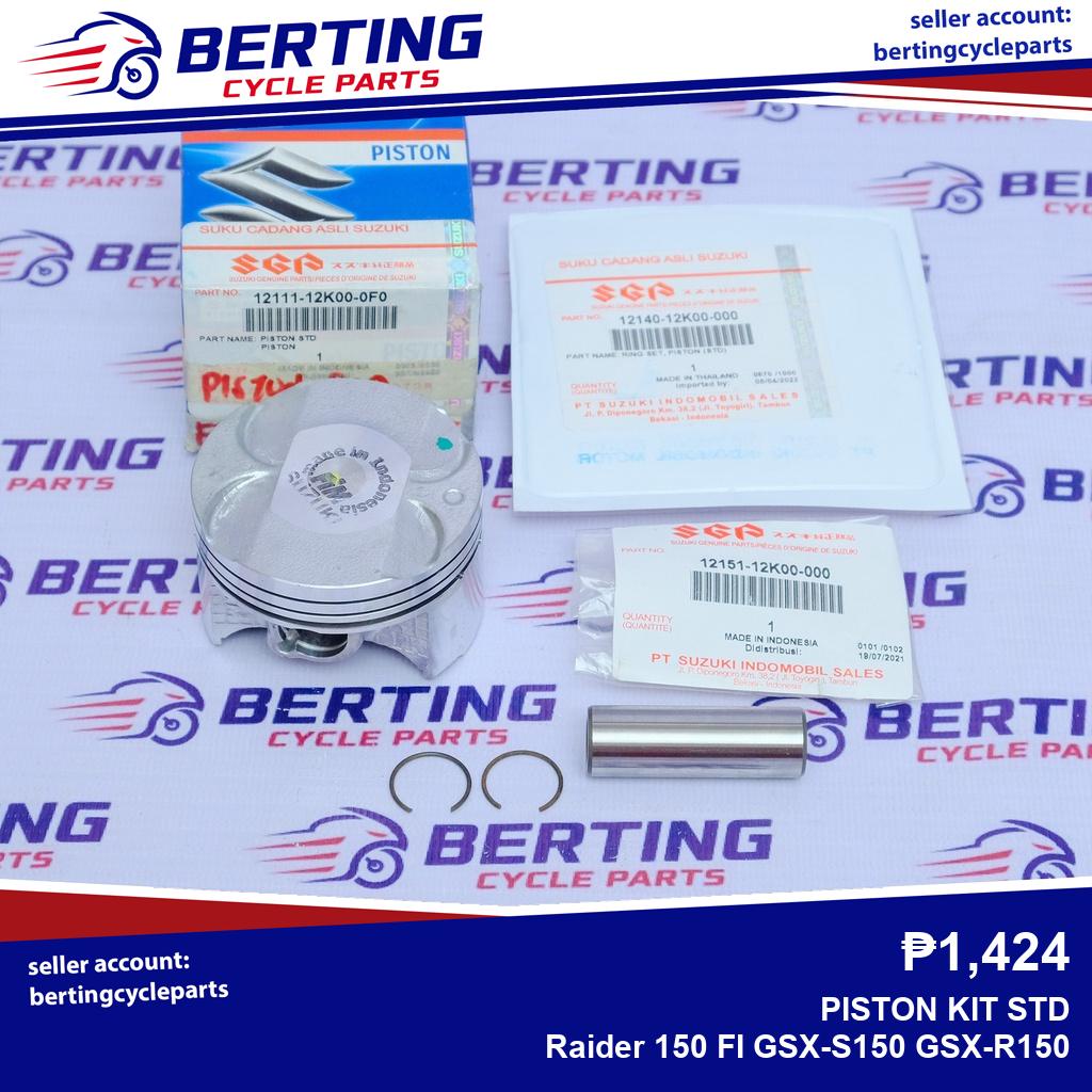 SGP PISTON KIT STD Suzuki Raider 150 FI GSXS150 GSXR150 Genuine 12151