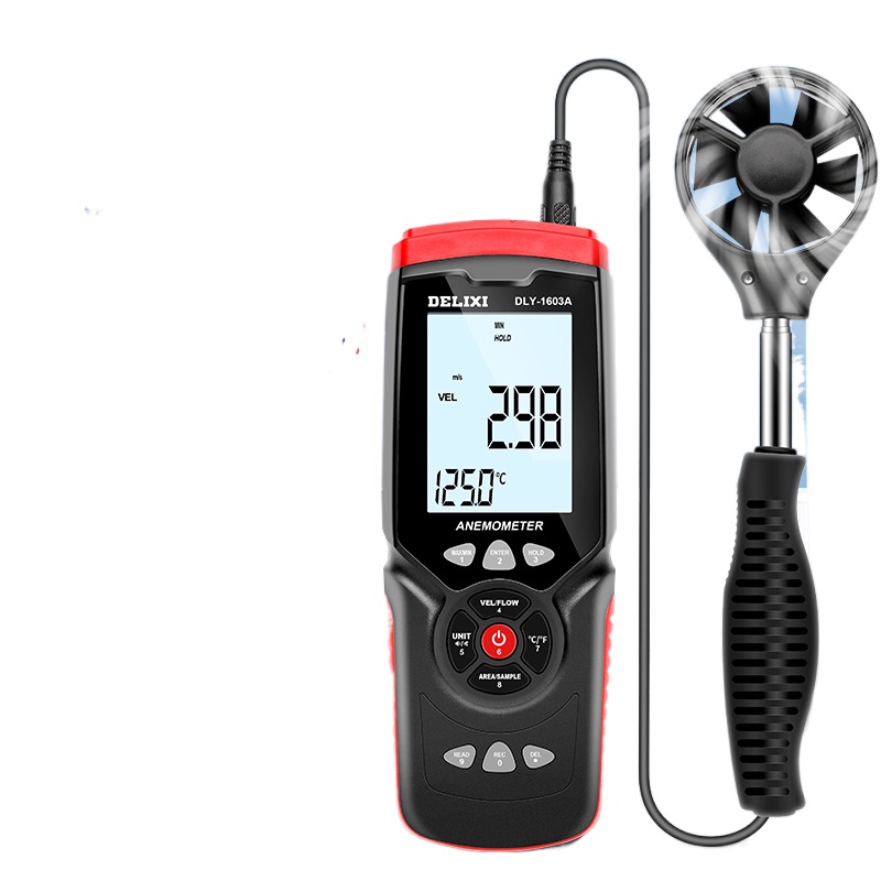 Delixi splittype anemometer portable anemometer highprecision digital