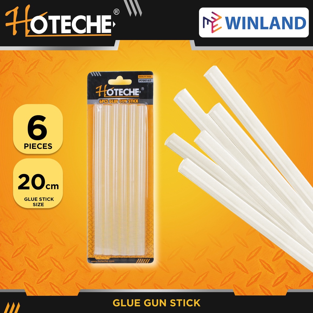 Hoteche by Winland 6pcs Glue Gun Stick 200 x 11mm P700162 | Shopee ...