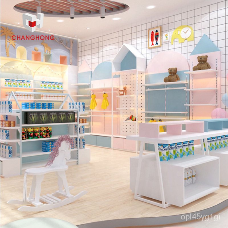 baby retail shop furniture display cabinet kids store fixtures baby ...