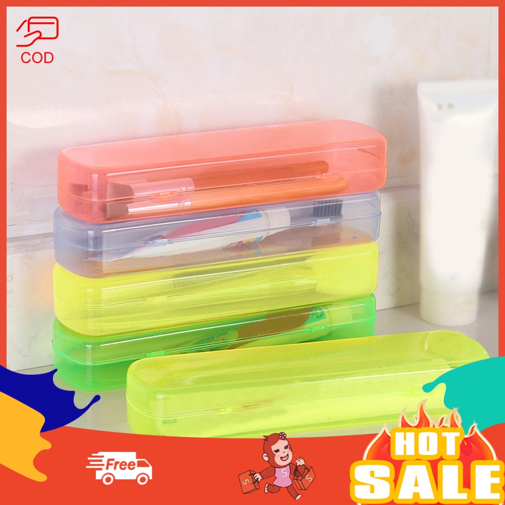 Tworsen Protable Toothbrush Paste Storage Container Box Holder | Shopee ...
