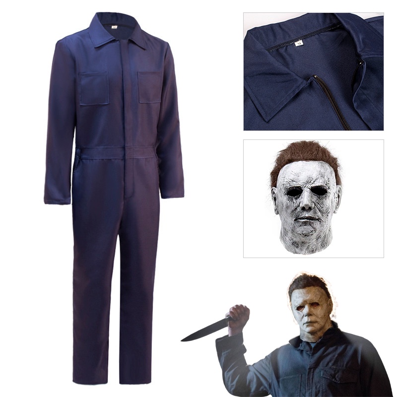 Horror Movie Halloween Cosplay Costume Death Killer Micheal Myers COS ...