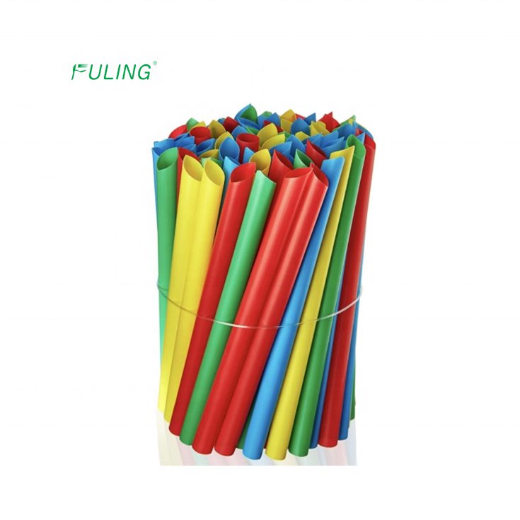 disposable plastic straw jumbo long boba straw extra long ,bubble tea