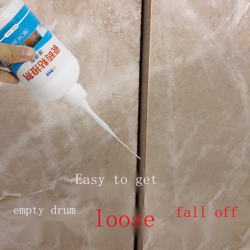 ☏Tile glue strong adhesive tile repair wall brick empty drum loose