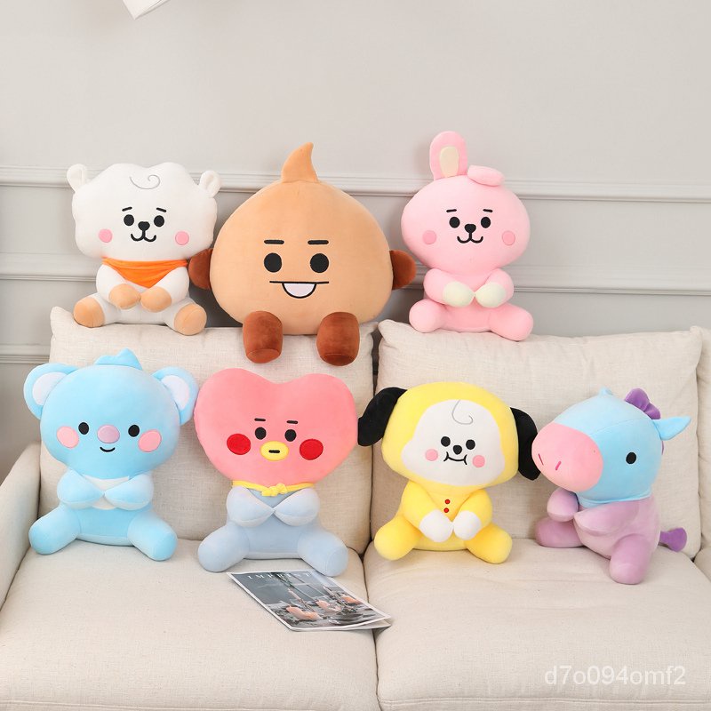 Cute Korean Idol Stuffed Plush Toy Peluches Kpop Plushies Korea Bt21 ...