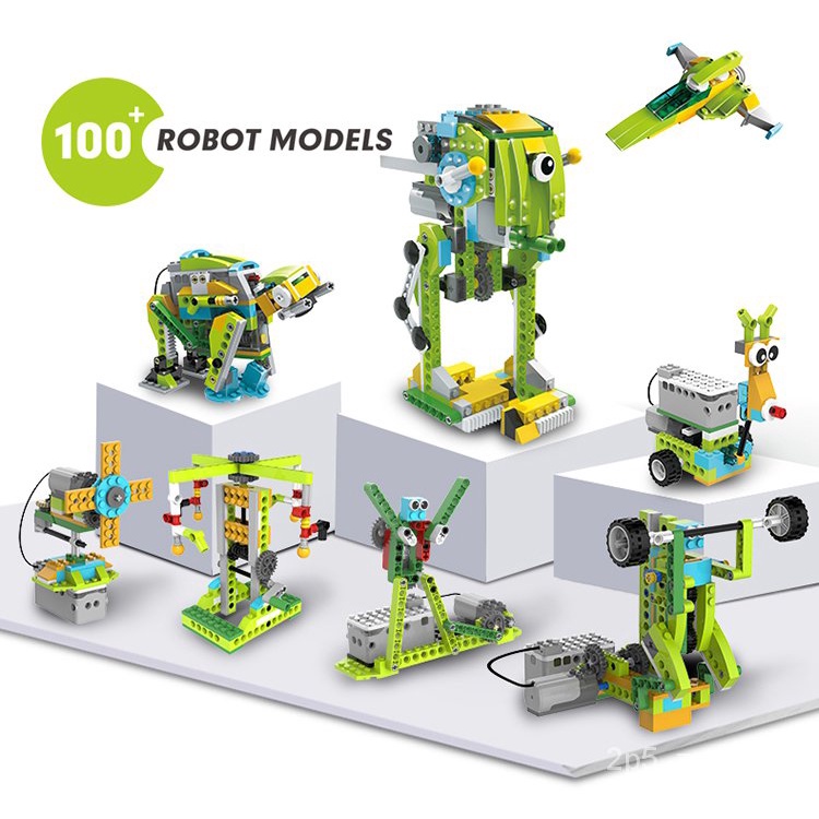 Remote Control Robot Building Kit 100 In 1 Stem Robot Toys Set Remote
