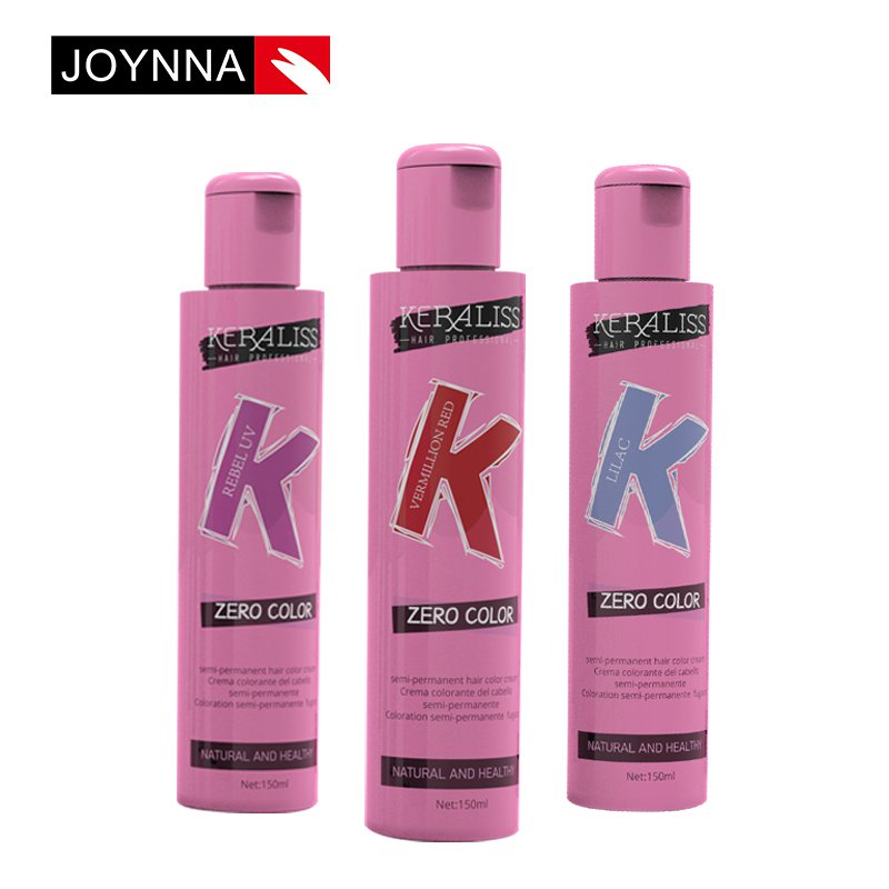 Private Label Zero Color semi-permanent color UV Hair Dye Natural Vegan ...