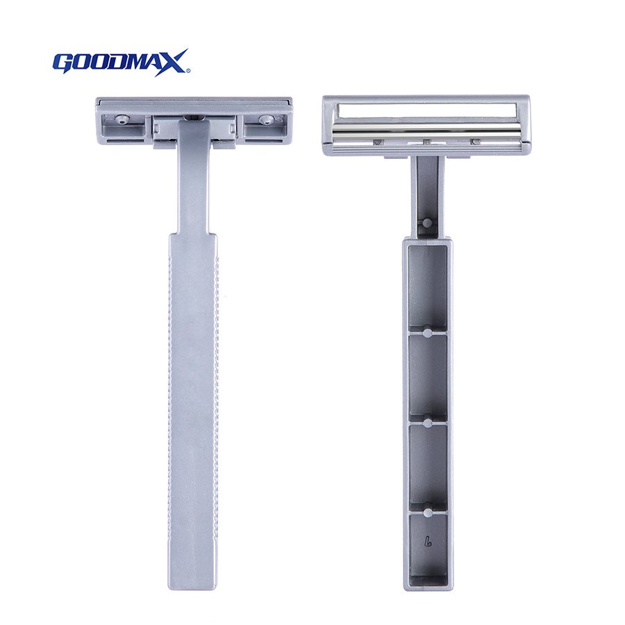 price 2 layers blade shaving razor twin blade women disposable plastic ...