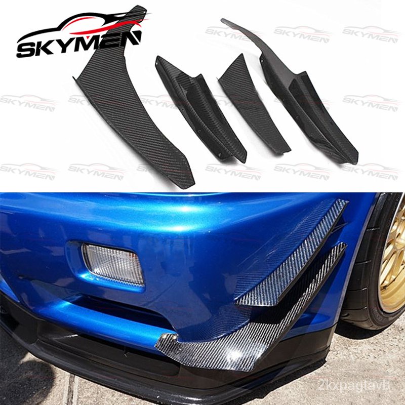 Ars Style Front Bumper Canards For Skyline R34 Gtr Bumper Splitter Fins