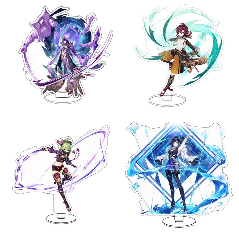 Acrylic Animation Genshin Impact Game Animation Standee Peripheral ...