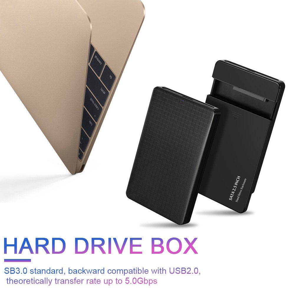 USB 3.0 Hard Disk Box Support 6TB External Hard Drive Case for 2.5inch ...