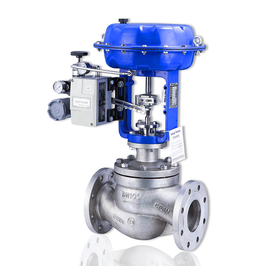 Modulating 4-20mA Control Valve Cast Steel ANSI Flange 150LB Spring ...