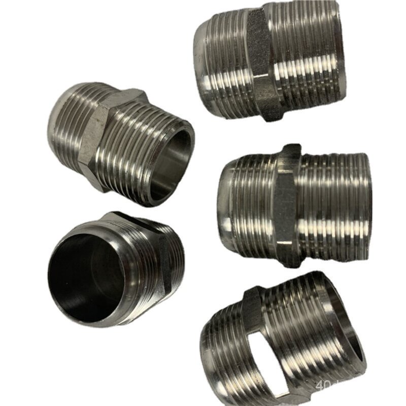 Stainless Steel Pipe And Fittings Male Connector Hydraulic Adapter ...