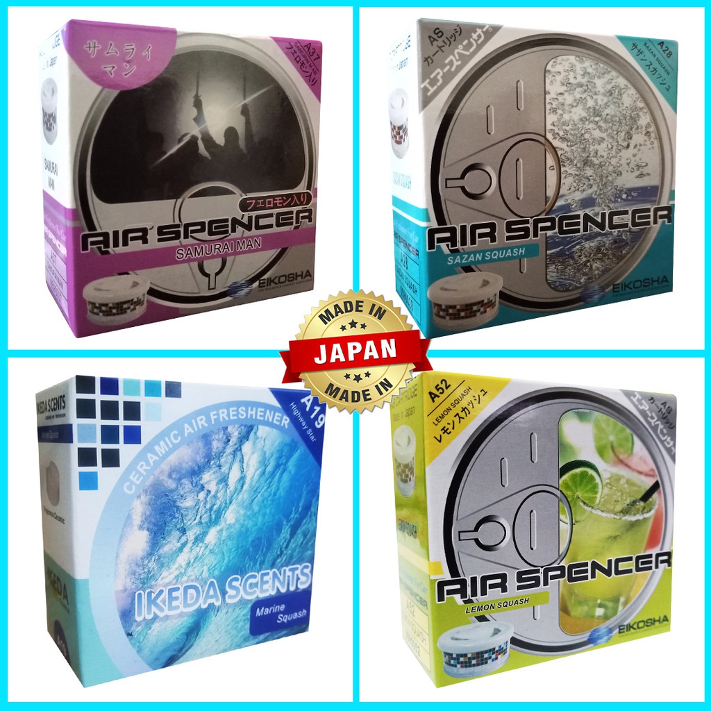 ♂ IKEDA SCENTS MARINE A19 & EIKOSHA CERAMIC AIR FRESHENERS FOR CAR AND ...