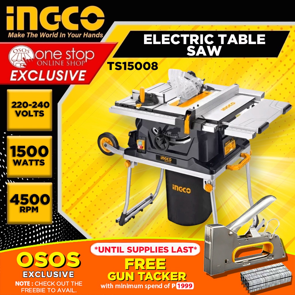 Ingco table saw 2024 ts 15008