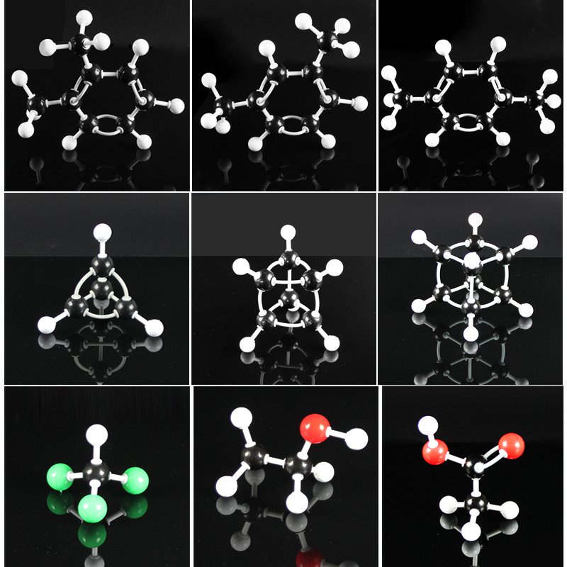 school organic and Inorganic chemical molecular structure model ball ...