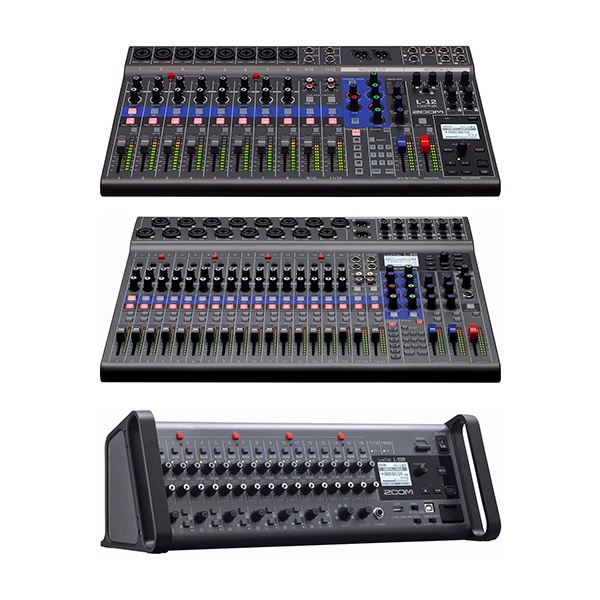 ZOOM Digital Mixer L-20 / L-12 / L-20R / L-8 / Recorder / Audio