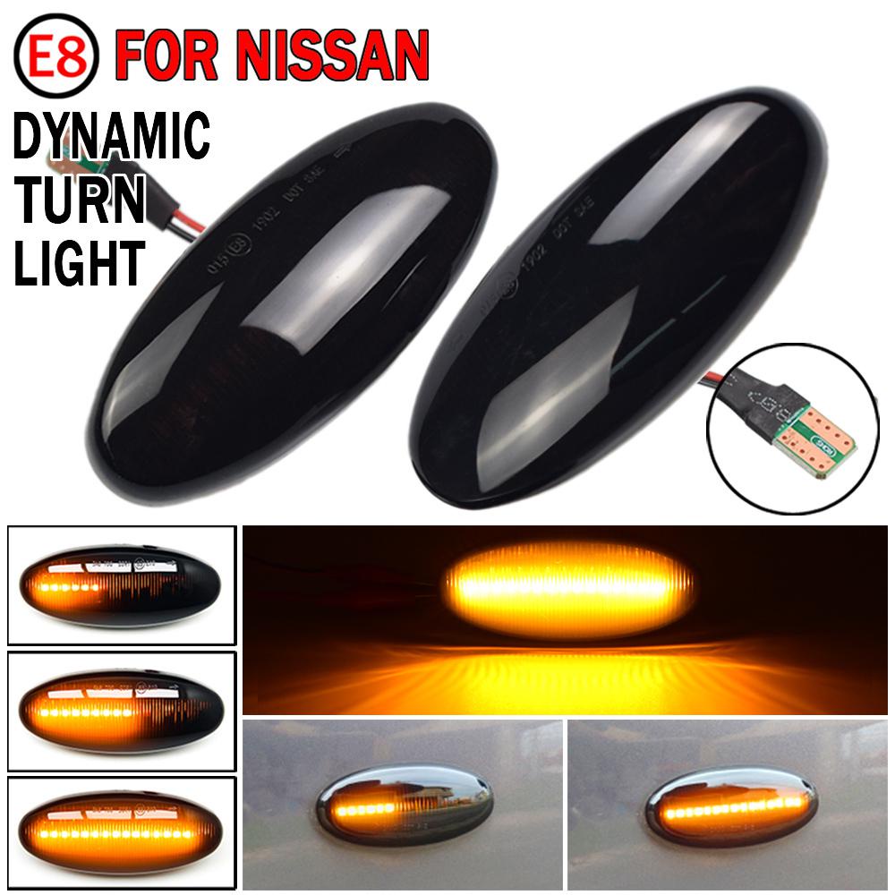 LED Dynamic Car Blinker Side Marker Turn Signal Light For Nissan Navara ...