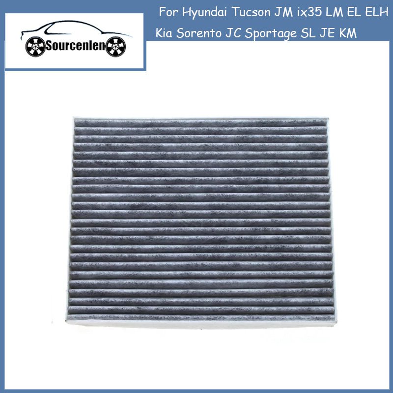 Car Activated Carbon Pollen Cabin Air Filter For Hyundai Tucson Jm Ix