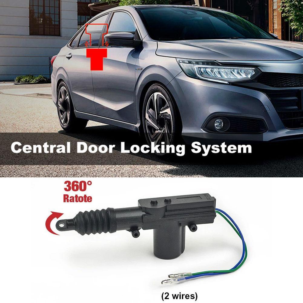 Central locking 12V car door lock 5/2-wire motor anti-theft locking ...