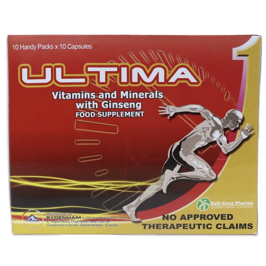 ln stockNEW Ultima Vitamins and Minerals with Ginseng 20 capsules Shopee Philippines
