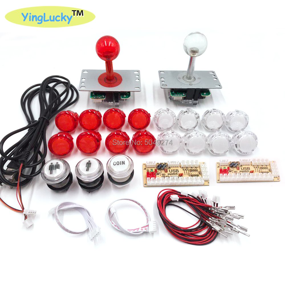 sanwa joystick Arcade Kit Push button Joystick USB Encoder Wire Harness USB Controller For