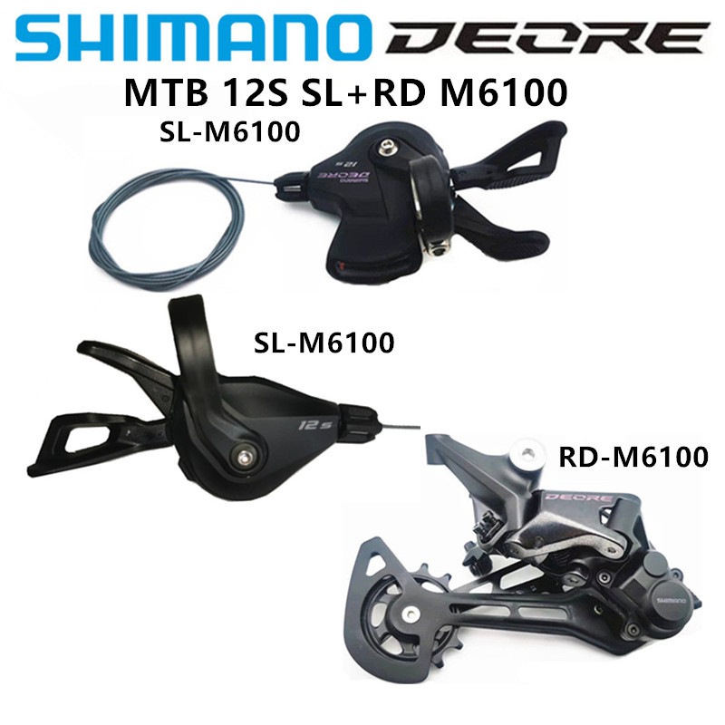10 Speed Derailleur SHIMANO Deore M6100 12-Speed Rear Derailleur