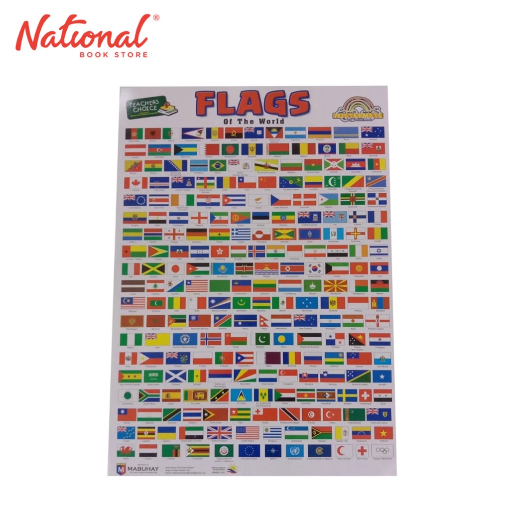 Flags of the World Chart (Teacher's Choice) - School Supplies | Shopee ...
