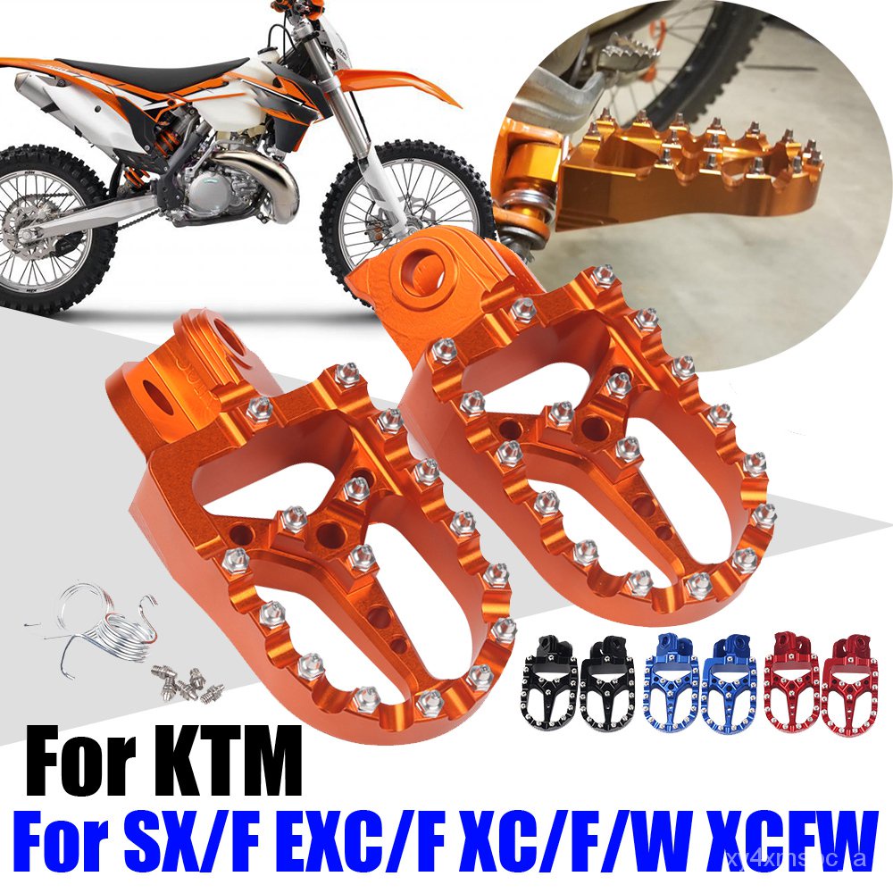 Foot Pegs Footrest Footpegs Rests Pedals For KTM SX SXF EXC EXCF XC XCF XCW XCFW 50 65 85 125