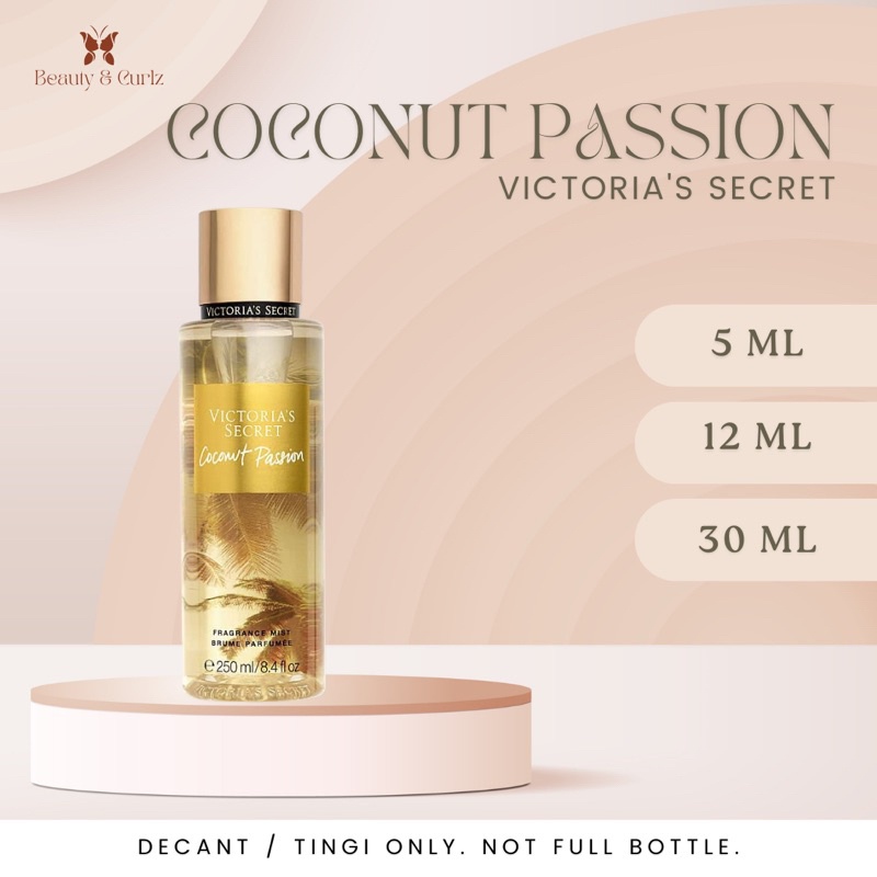 COCONUT PASSION - Victoria Secret 5mL 12mL 30mL