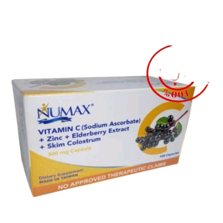 2023┅NUMAX VITAMIN C (SODIUM ASCORBATE) + ZINC + ELDERBERRY EXTRACT